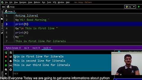 Literals in Python Programming