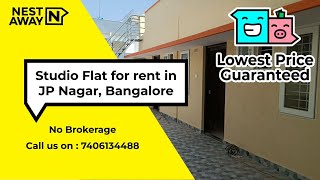 Studio Flat for rent in Bangalore | JP Nagar Phase 5 | Family | No Brokerage | 7406134488 screenshot 5
