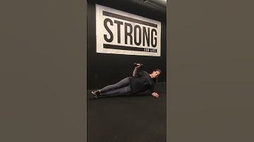 Side Plank DB external rotation