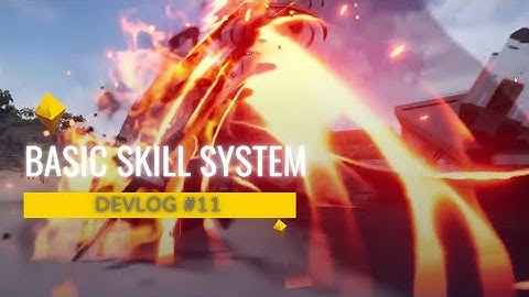 Unreal Engine 5 Devlog #11 - Basic Skill System Showcase (WIP)