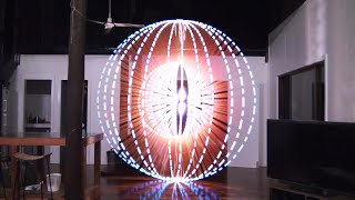 Light Painted Disco Orb