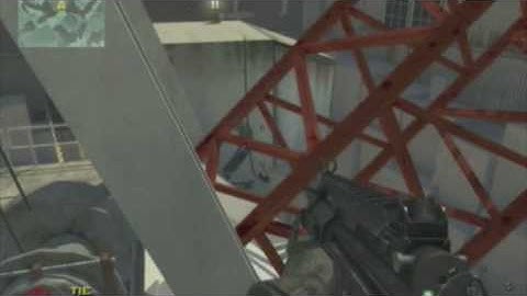 MW2-On top of crane on Quarry with speedhack