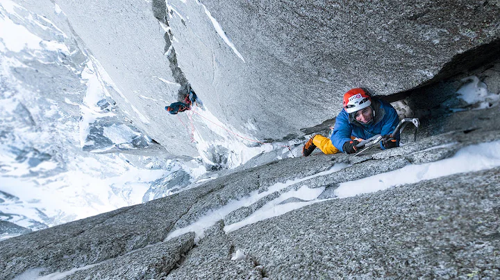 Ueli Steck in Les Drus "North Couloir Direct" (VI,...