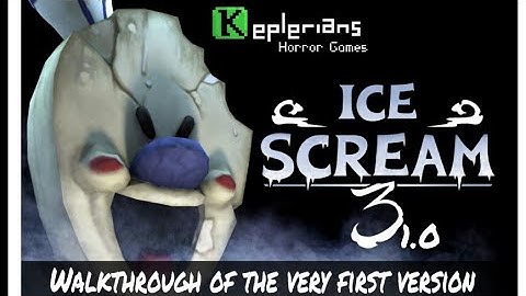 Walkthrough of the very first version of Ice Scream 3•Ice Scream 3 1.0•Full Gameplay