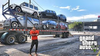 Hauling Best Luxurious SUV's in GTA 5!| Let's go to work GTA 5 Mods|