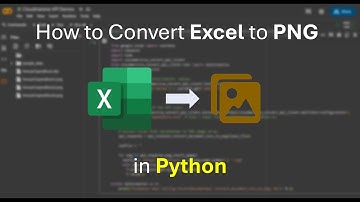 How to Convert Excel to PNG Array in Python