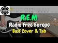 R.E.M. - Radio Free Europe - Bass cover with tabs