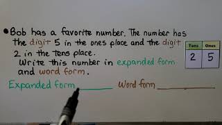 2nd Grade Math 1.5, Different Ways To Write Numbers, Word Form & Expanded Form