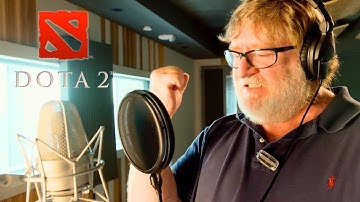 Dota 2 - Gabe Newell Mega-Kills Announcer Pack Trailer | Gamescom 2018