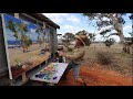 LARGE OIL PAINTING / My Mobile Studio Review  (The Plein Air Trailer)...Contemporary Impressionism!