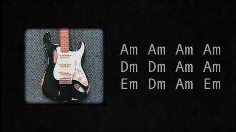 Surf Blues Backing Track in Am | 150 BPM