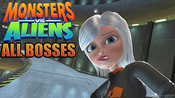 Monsters vs Aliens All Bosses