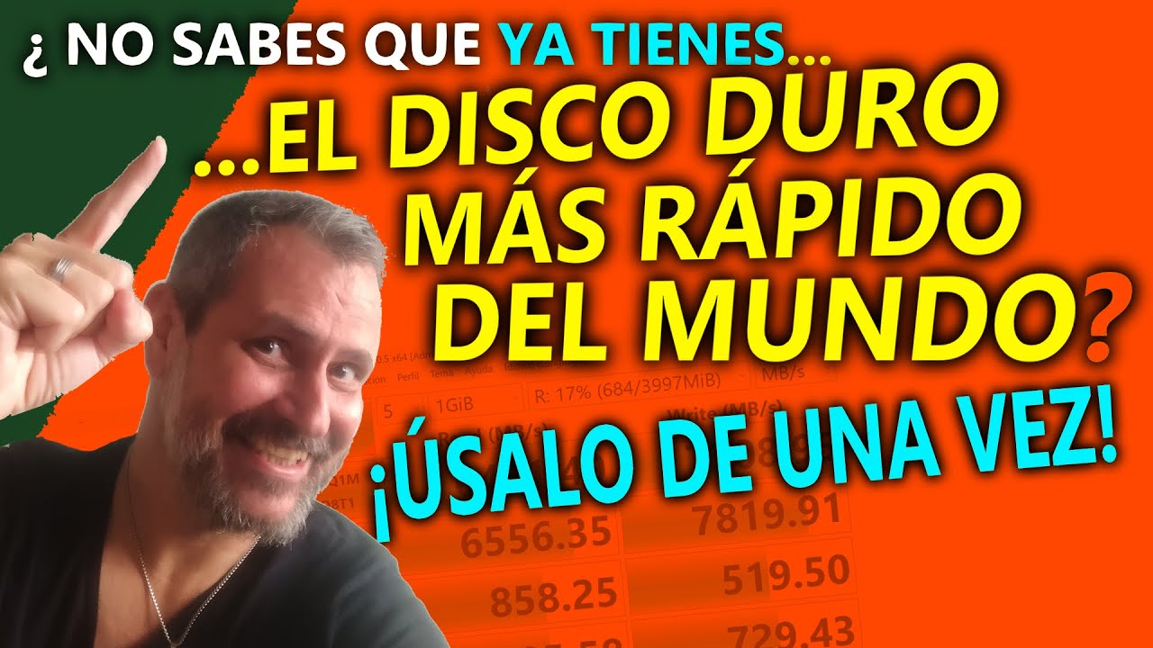 ¡Tienes el Disco Duro más rápido del mundo! ¡ÚSALO!