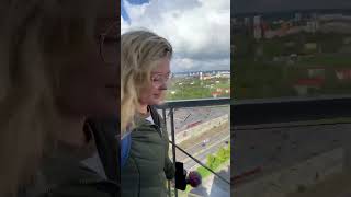 235 meter adrenaline walk way, Bolt Tower in Ostrava