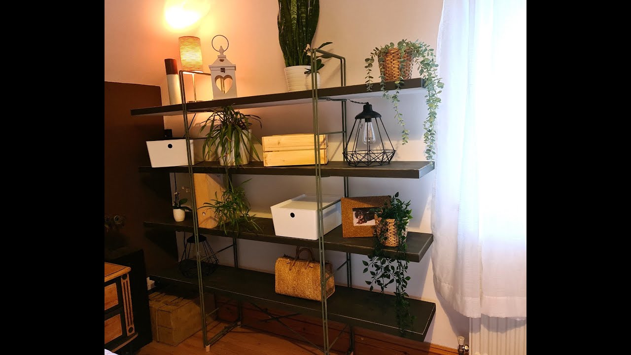 Ikea Shelving Hack | 20 year old Ikea laminate shelving makeover | Ikea shelves upcycle