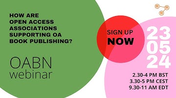 How are OA associations supporting OA books publishing?