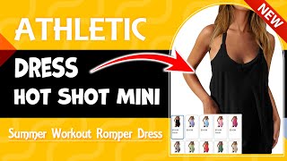 Athletic Hot Shot Mini Dress Review | Summer Romper Dress
