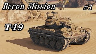 World of Tanks - T49 - Canyon | Recon Mission | #1 screenshot 2