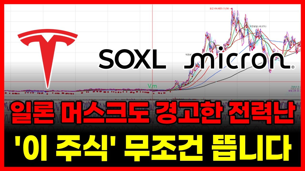 일론 머스크도 경고한 전력난 '이 주식' 무조건 뜹니다