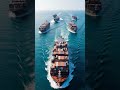 Cargo Ships at Sea #defensesystem #military #marineservices #militarytechnology #usmilitarycombat