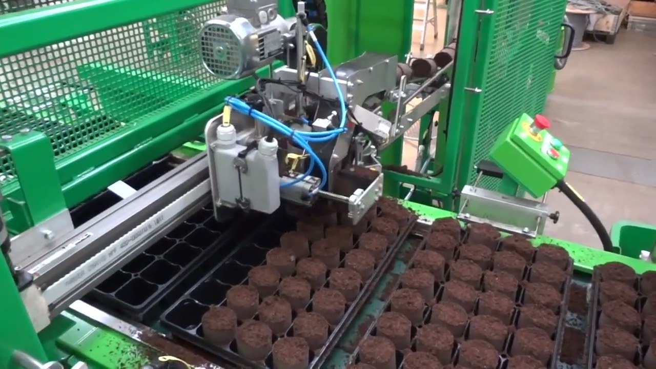 Ellepot H211 upgraded with our Tray Filler - One integrated Propagation System