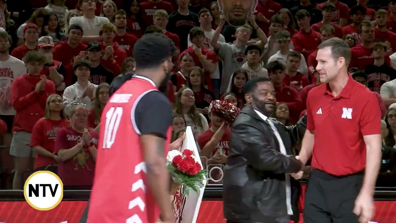 Nebraska Men's Basketball Senior Day Pregame Ceremony
