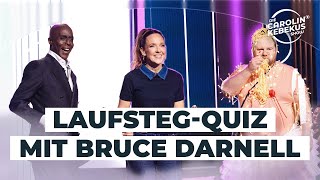 Wahrheit oder Lüge? Bruce Darnell und Carolin Kebekus im Laufsteg-Quiz