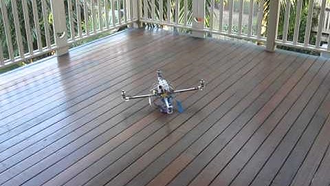 ArduCopter tethered flight test