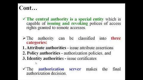 GCC UNIT-V 5.2 AUTHENTICATION AUTHORIZATION  & 5.3 GSI SECURITY