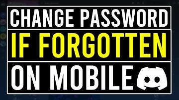 How To Change Discord Password If Your Forgot It on Mobile (Discord App)
