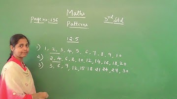 STATE 3 - MATHEMATICS - PATTERNS - PART 4