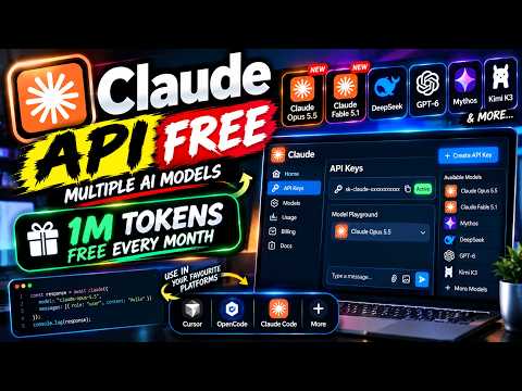 Claude API FREE 🤯 1M Tokens Every Month + Opus 5.5, Fable 5.1 & More!