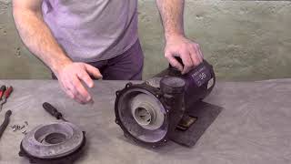 Spa Hot Tub Waterway Executive Pump Seal Impeller & Bearing Replacement How To  The Spa Guy 3151220