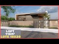 Loft com piscina  LOTE 10x20 - 115m² - gourmet