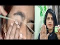 Beginners Eyebrow बनाते समये धागा कैसे पकड़े और सीखें आईब्रो में शेप कैसे देते हैं #ThreadingTutorial