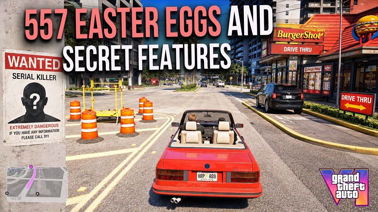 557 EASTER EGGS & Hidden Secrets in GTA 6 Gameplay / SECRETS and Amazing Details. Netflix Breakdown