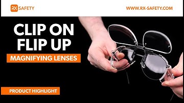 Clip-On Flip Up Magnifying Lenses! | CFA Model | RX Safety