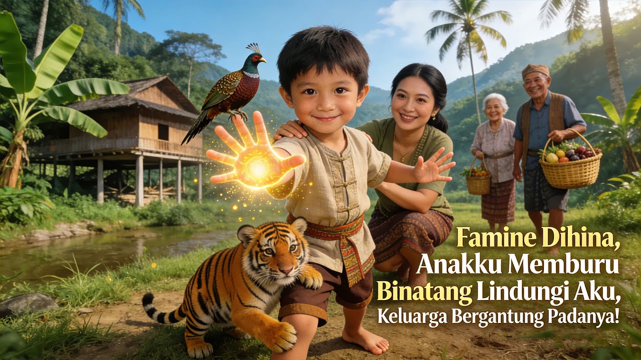 😁Tetangga Jahat Curik Makanan? Anakku Kuasa Memburu Binatang, Seluruh Desa Iri!#drama