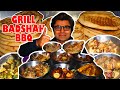 Indian style bbq in lahore pakistan  grill badshah bbq  trying pakistani street food