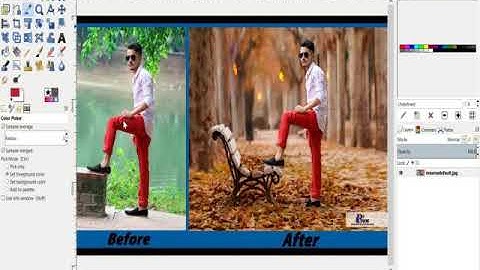 GIMP (Part 5) Color picker tool