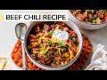 CHILI RECIPE | how to make beef chili