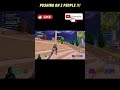 EPIC TREIPPLE KILL IN #fortnite