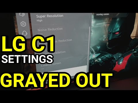 LG C1 Grayed Out Picture Common Problem Nobody Talks About - YouTube