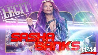 WWE Sasha Banks - Sky’s The Limit - (official theme song) 2017 HD - Arena Effect