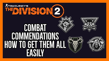 The Division 2: Combat Commendations How To Get Them All Easily
