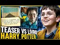 COMPARANDO AS CENAS DO TEASER DA SÉRIE HARRY POTTER COM OS MOMENTOS EXATOS DO LIVRO. 