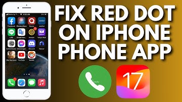 How To Fix Red Dot On iPhone Phone Icon