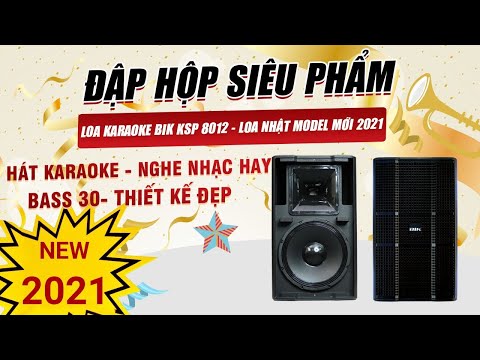 Video Loa BIK Nhật 8012 full bass 30, Model mới 2021, hát... - youtube