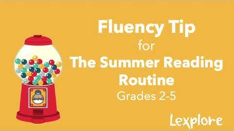 Fluency Reading Tip: Reading Out Loud