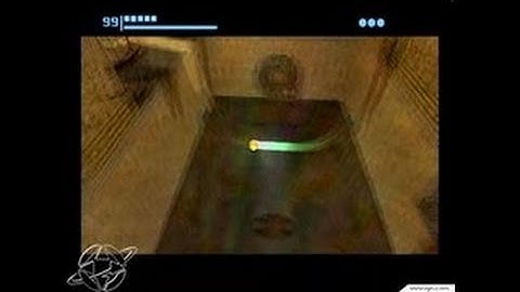 Metroid Prime GameCube Gameplay - Half pipe and spider